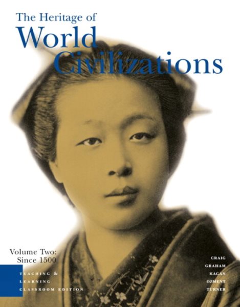 Heritage of World Civilizations: Teaching and Learning Classroom Edition Volume 2 cover