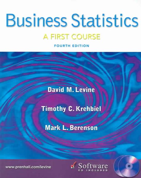 Business Statistics: First Course cover