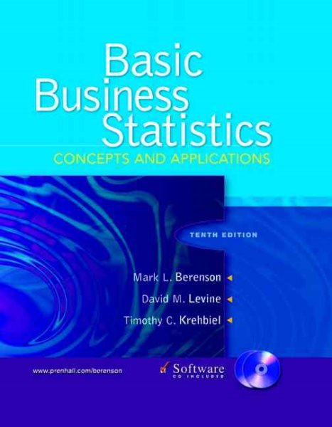 Basic Business Statistics: Concepts And Applications cover