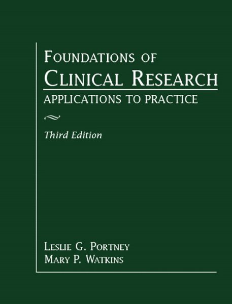 Foundations of Clinical Research: Applications to Practice (3rd Edition) cover