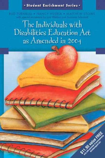 The Individuals with Disabilities Education Act as Amended in 2004 (Student Enrichment Series) cover