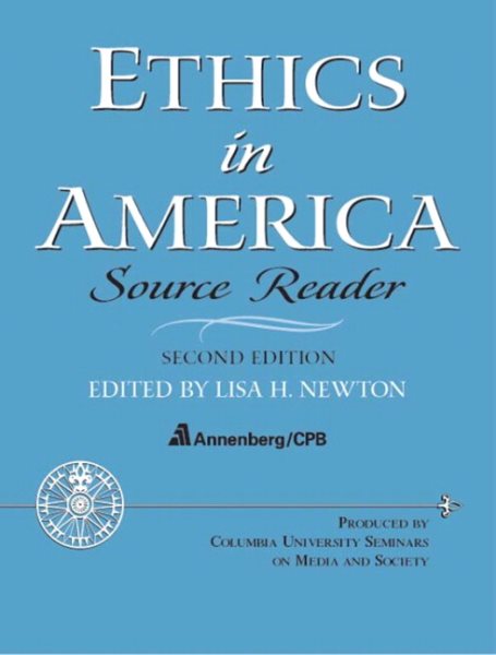 Ethics in America - Source Reader (2nd Edition) cover