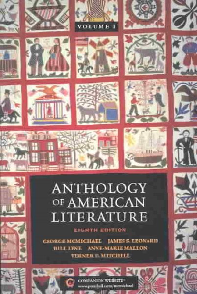 Anthology of American Literature, Vol. 1 cover