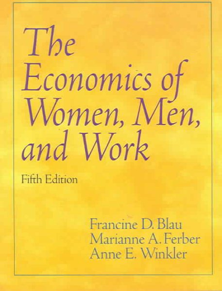 Economics of Women, Men, and Work (5th Edition) cover