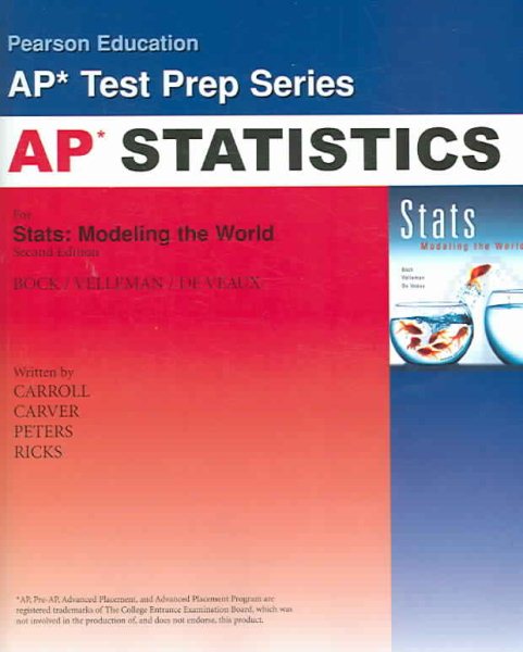 AP* Test Prep Workbook for Stats: Modeling the World, 2nd Edition cover