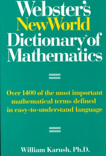 Webster's New World Dictionary of Mathematics cover