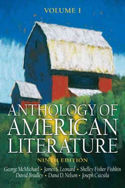 Anthology of American Literature, Volume I (Anthology of American Literature) cover