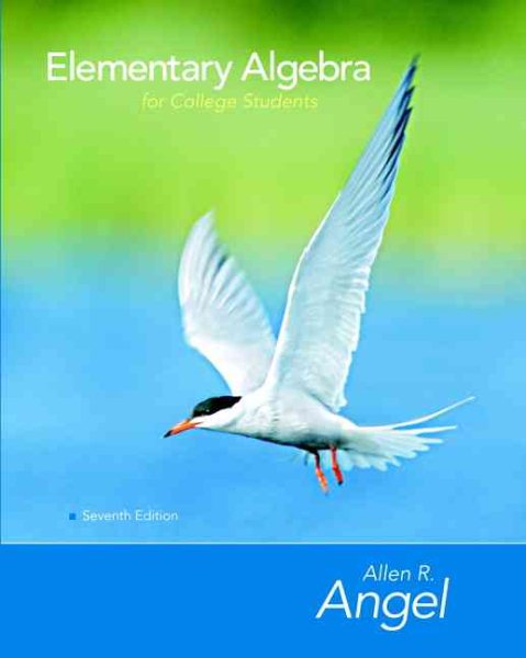 Elementary Algebra for College Students cover