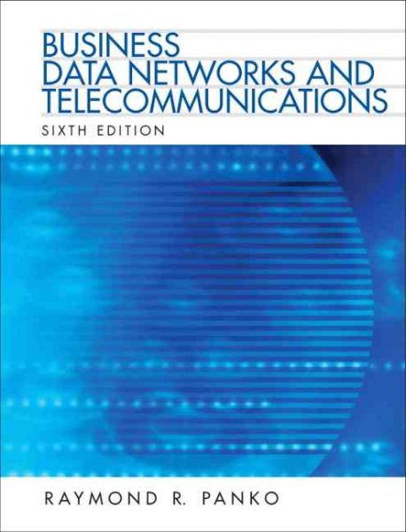 Business Data Networks And Telecommunications cover