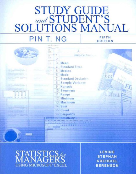 Student Study Guide & Solutions Manual