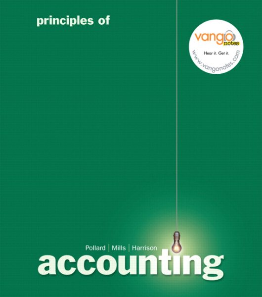 Principles of Accounting cover