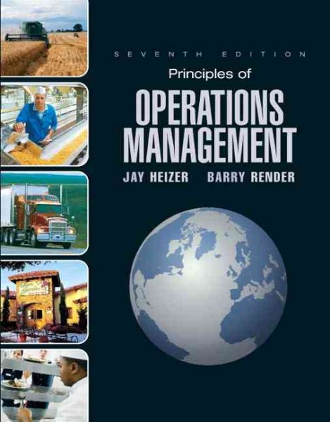 Principles of Operations Management (7th Edition) cover