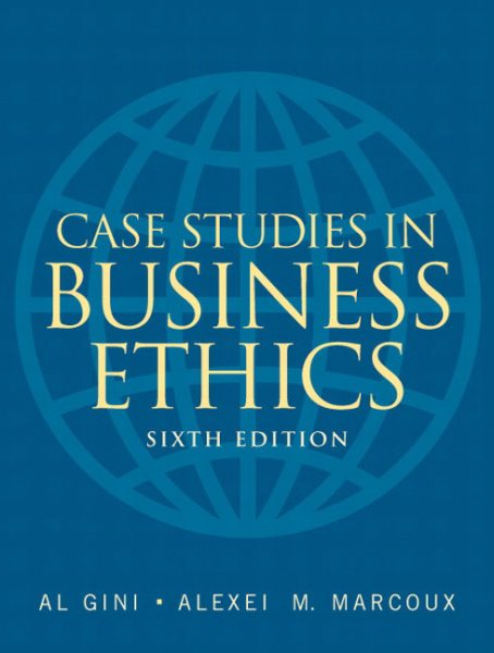 Case Studies in Business Ethics cover