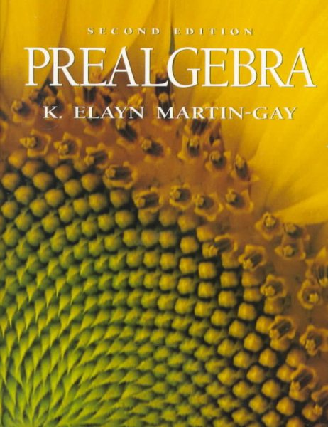 Prealgebra (2nd Edition) cover
