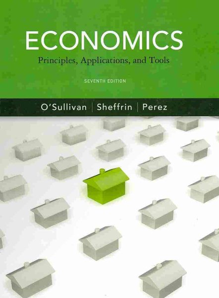 Economics: Principles, Applications and Tools (Pearson Series in Economics) cover