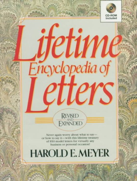 Lifetime Encyclopedia of Letters (1996) cover
