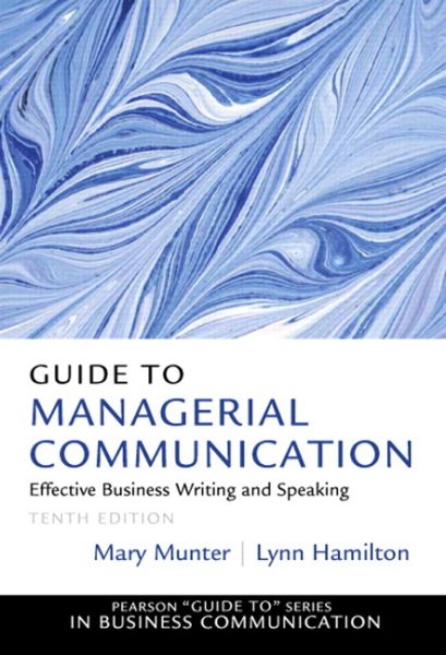 Guide to Managerial Communication cover