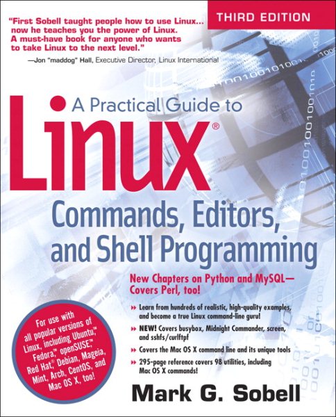 A Practical Guide to Linux Commands, Editors, and Shell Programming cover