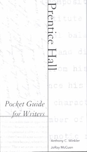 Prentice Hall Pocket Guide for Writers, The
