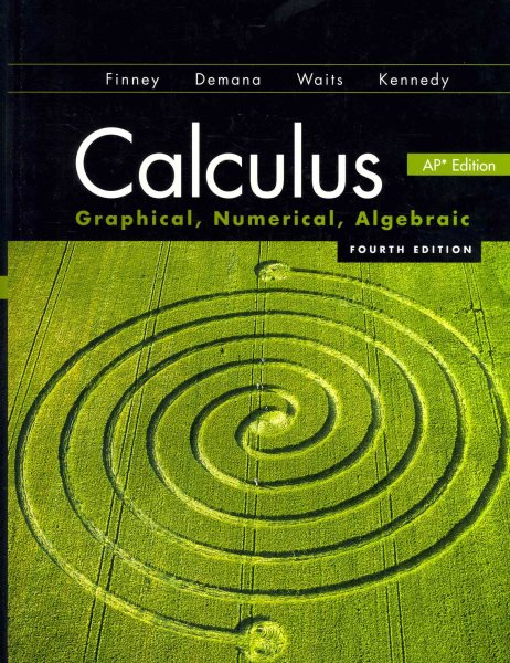 Calculus: Graphical, Numerical, Algebraic cover