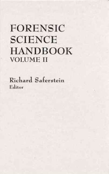 Forensic Science Handbook, Volume II cover