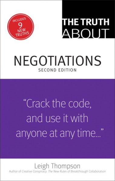 Truth About Negotiations, The cover