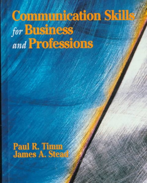Communication Skills for Business and Professions cover