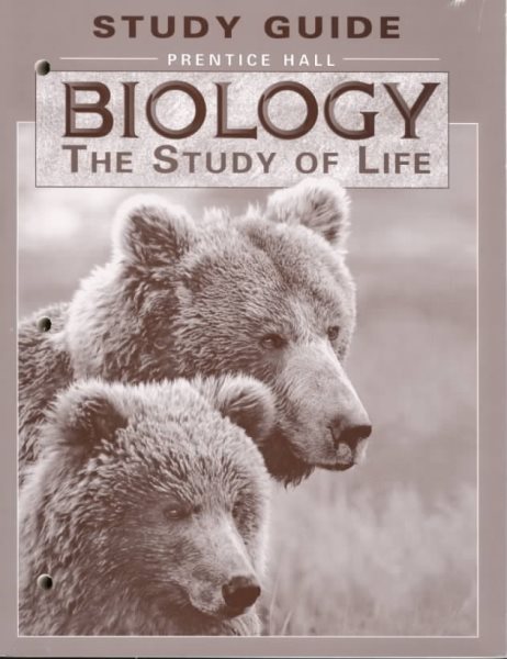 BIOLOGY THE STUDY OF LIFE STUDY GUIDE SE 1999C