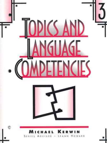 Topics and Language Competencies Level 3 cover