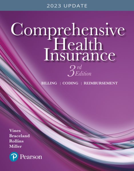 Comprehensive Health Insurance: Billing, Coding, and Reimbursement cover