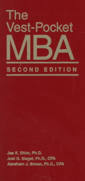 The Vest-Pocket MBA (Vest-pocket Series)