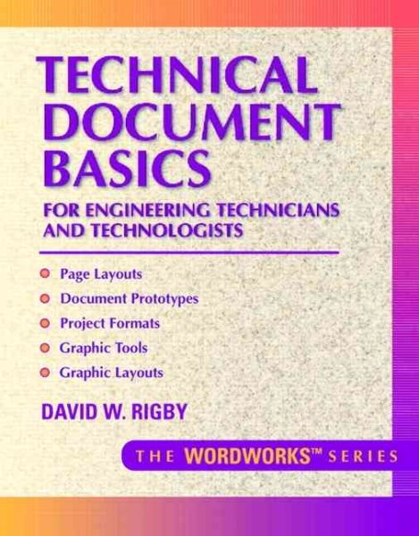 Technical Document Basics for Engineering Technicians and Technologists cover