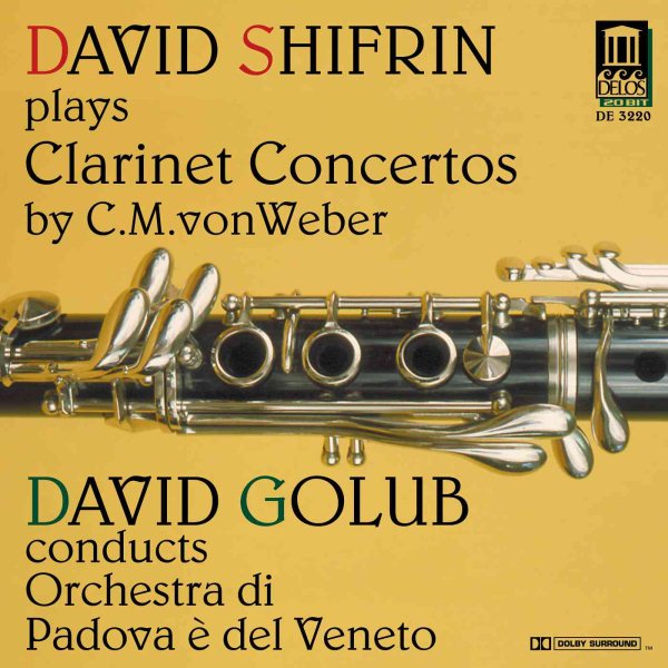 Weber Clarinet Concertos cover