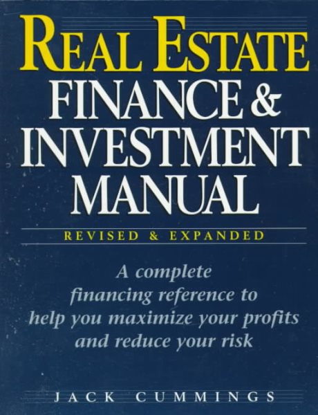 Real Estate Finance and Investment Manual cover