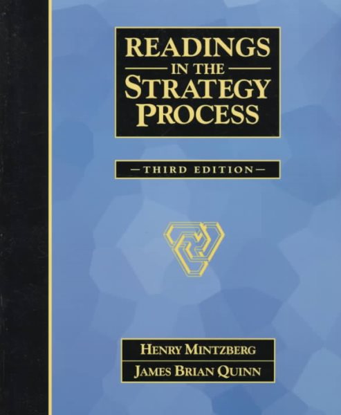 Readings in the Strategy Process (3rd Edition) cover