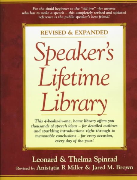 Speaker's Lifetime Library cover