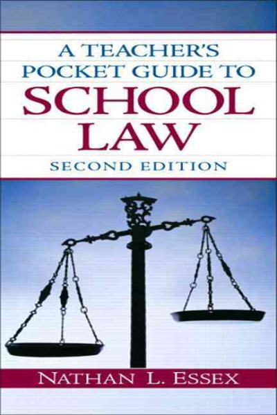 A Teacher's Pocket Guide to School Law cover