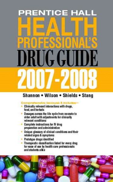 Prentice Hall Health Professional's Drug Guide 2007-2008 cover