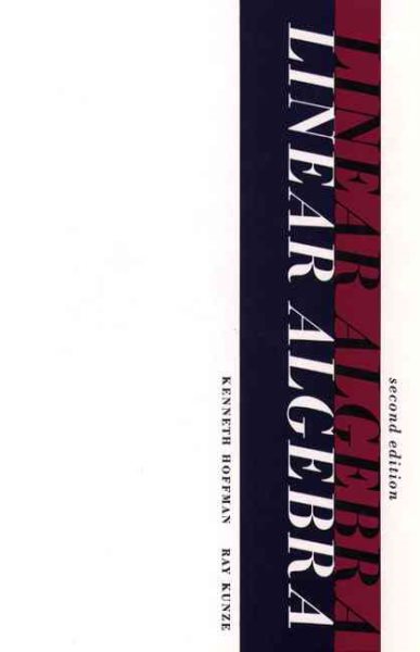 Linear Algebra (2nd Edition) cover