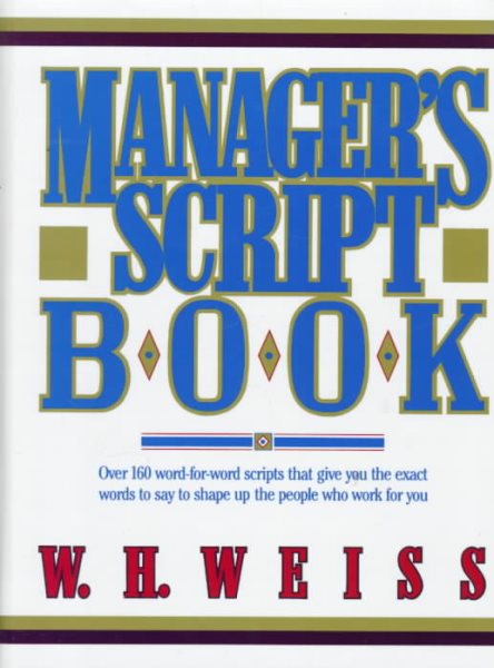 Manager's Script Book cover