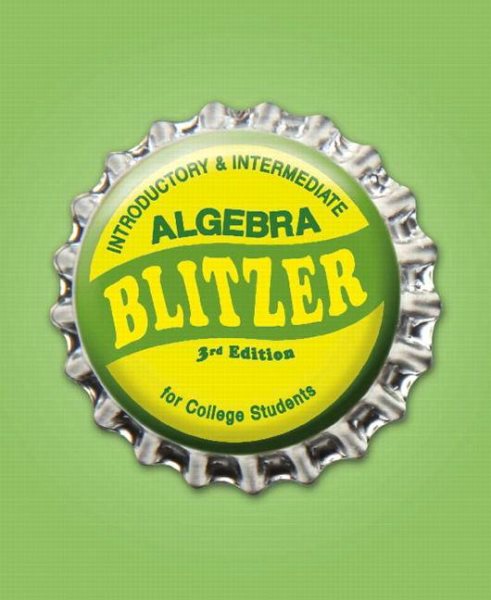 Introductory & Intermediate Algebra for College Students cover