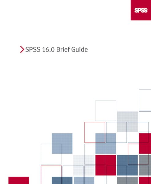 SPSS 16.0 Brief Guide cover