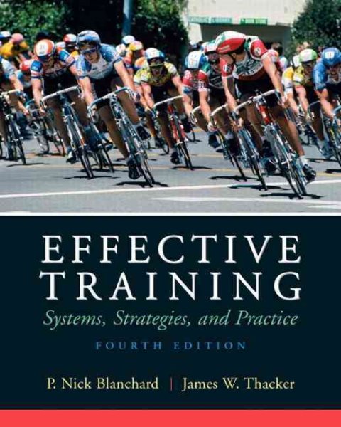 Effective Training (4th Edition) cover
