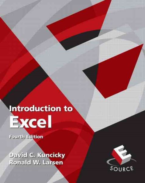 Introduction to Excel (4th Edition)