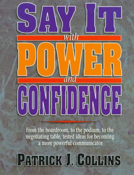 SAY IT WITH POWER AND CONFIDENCE cover