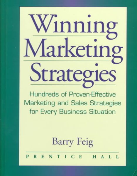 Winning Marketing Strategies cover