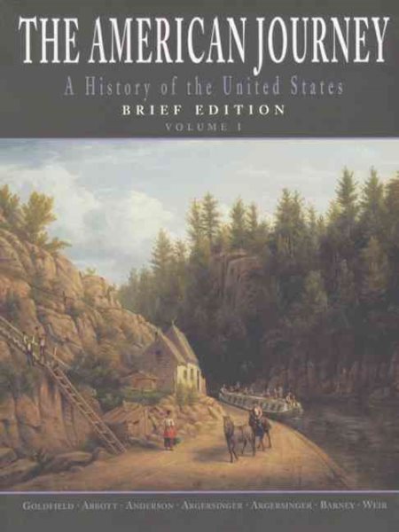 American Journey: A History of the United States, Brief, Volume I cover