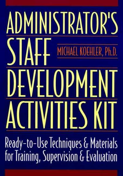 Administrator's Staff Development Activities Kit cover