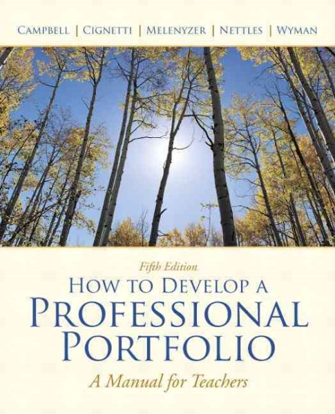 How to Develop a Professional Portfolio: A Manual for Teachers cover