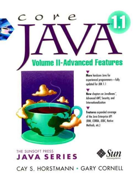 Core Java 1.1 Volume II Advanced Features cover